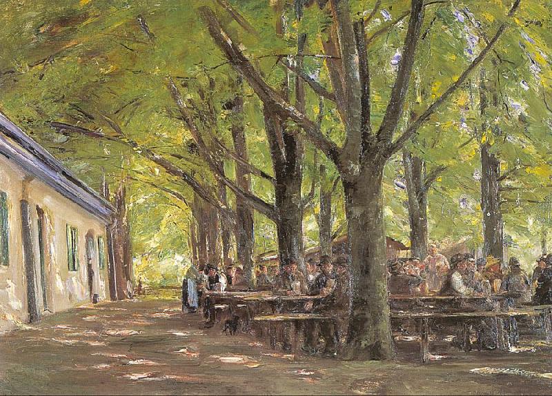 Max Liebermann Country Tavern at Brunnenburg Sweden oil painting art